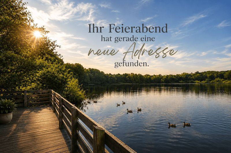 Halstenbek zum Verlieben: Kleine Sonnenstube am Krupunder See mit einladender Loggia u. Wasserblick!